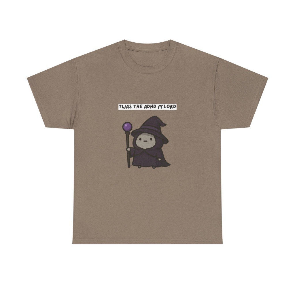 ADHD Wizard Graphic T-Shirt 'Twas the ADHD M'Lord'